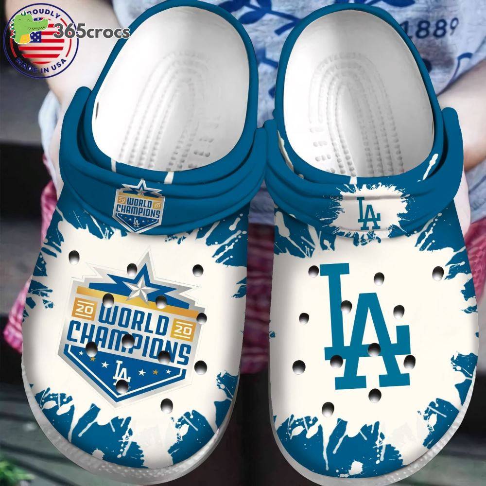 Mlb Baseball Los Angles Dodgers Crocss Clog Shoes