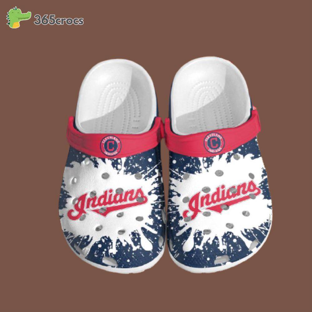 Mlb Cleveland Indians Crocss Clog Shoes