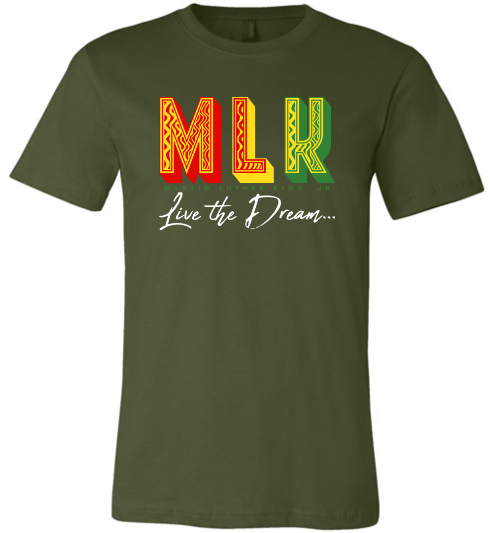 MLK Living The Dream Tshirt, MLK TShirt, Martin Luther King Shirt