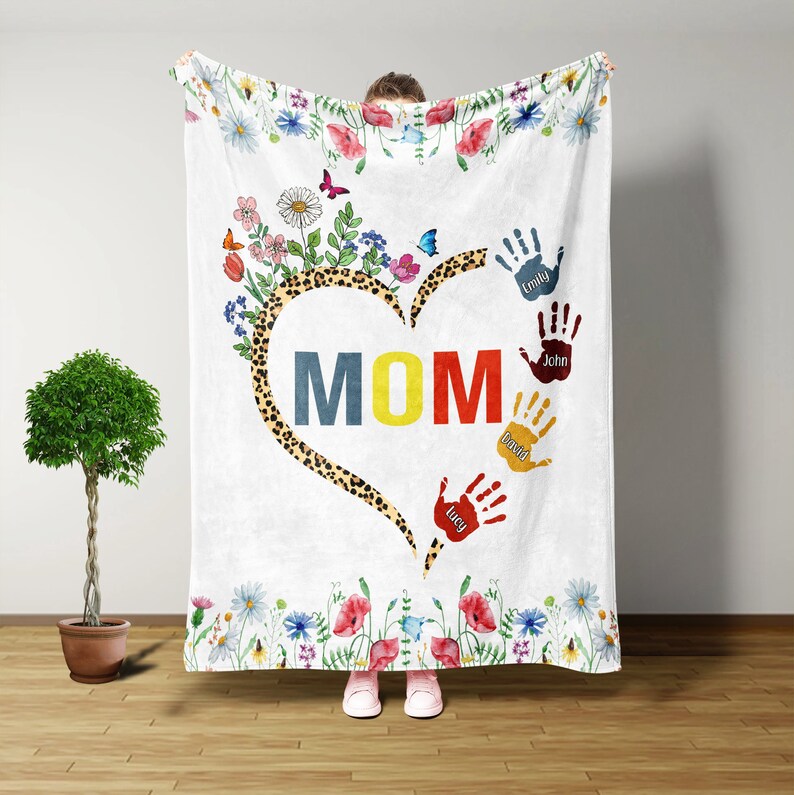 Mom Gifts, Mom Blanket, Custom Blanket, Throw Blanket, Gifts For Mom, Gifts For Women, Gifts From Daughter To Mom, Gifts For Mom