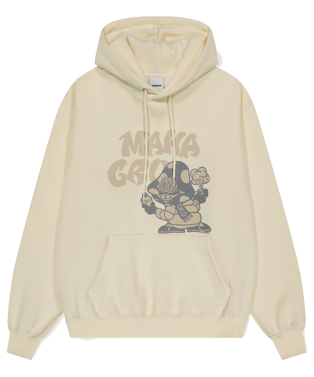 Mushroom Boy Hoodie – Cream