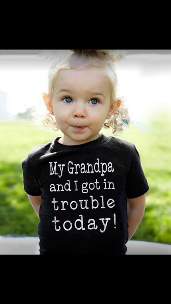 My Grandpa And I Got in Trouble Today Shirt - Love Art USA