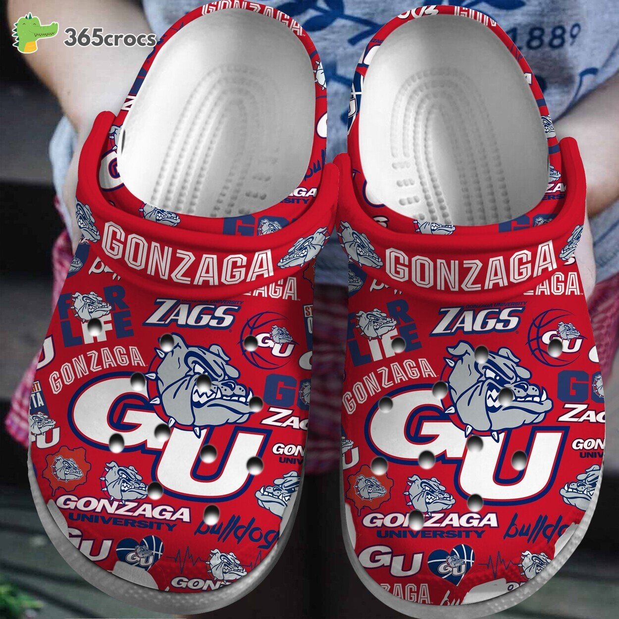 NCAA Gonzaga Bulldogs Ultimate Comfort Sport Clog Footwear Design