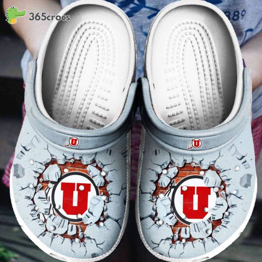 Ncaa Utah Utes Adults Crocss Clog Shoes