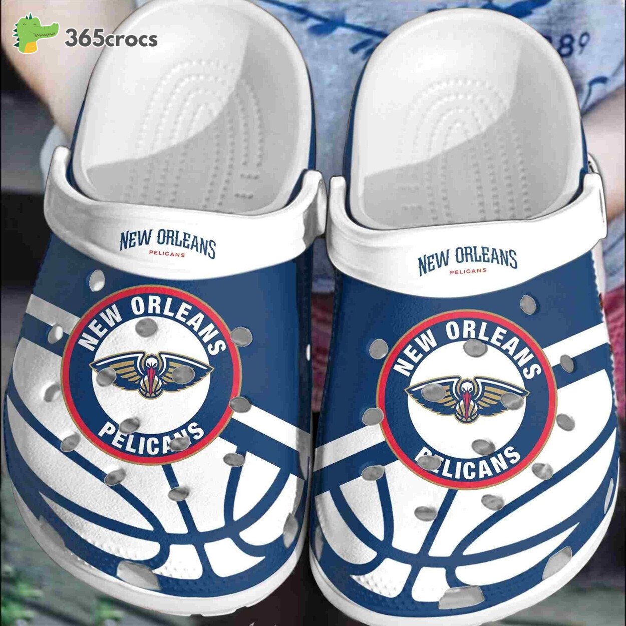 New Orleans Pelicans Basketball Club Shoes Comfortable Clogs