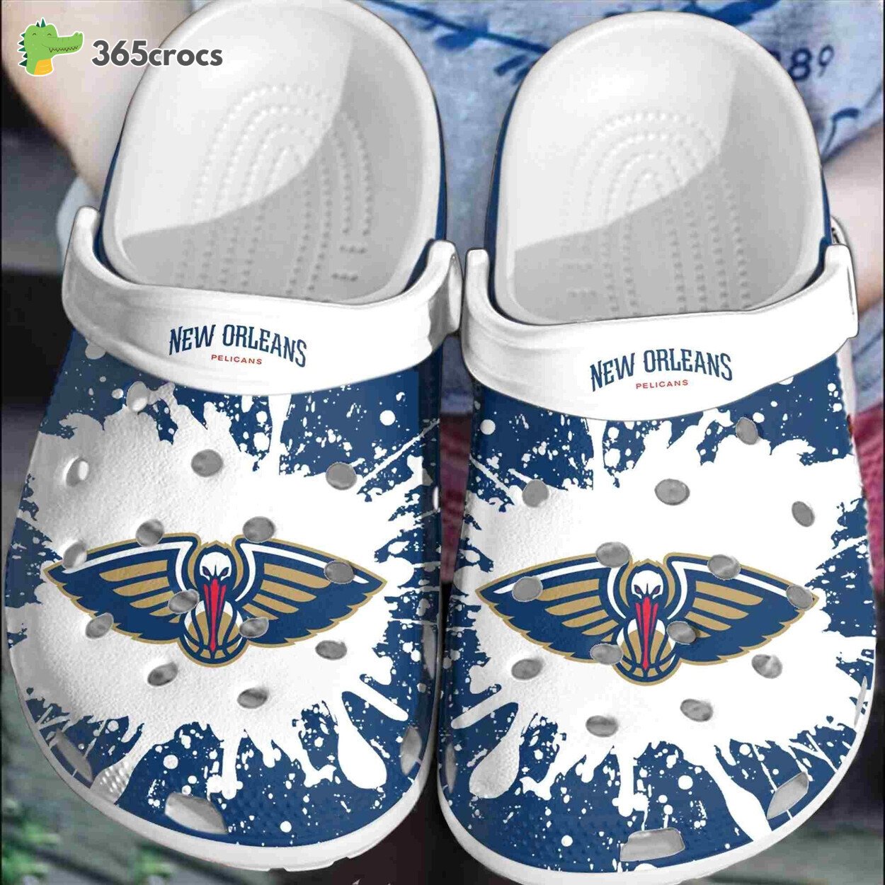 New Orleans Pelicans Basketball Comfortable Crocss Clog Footwear Style