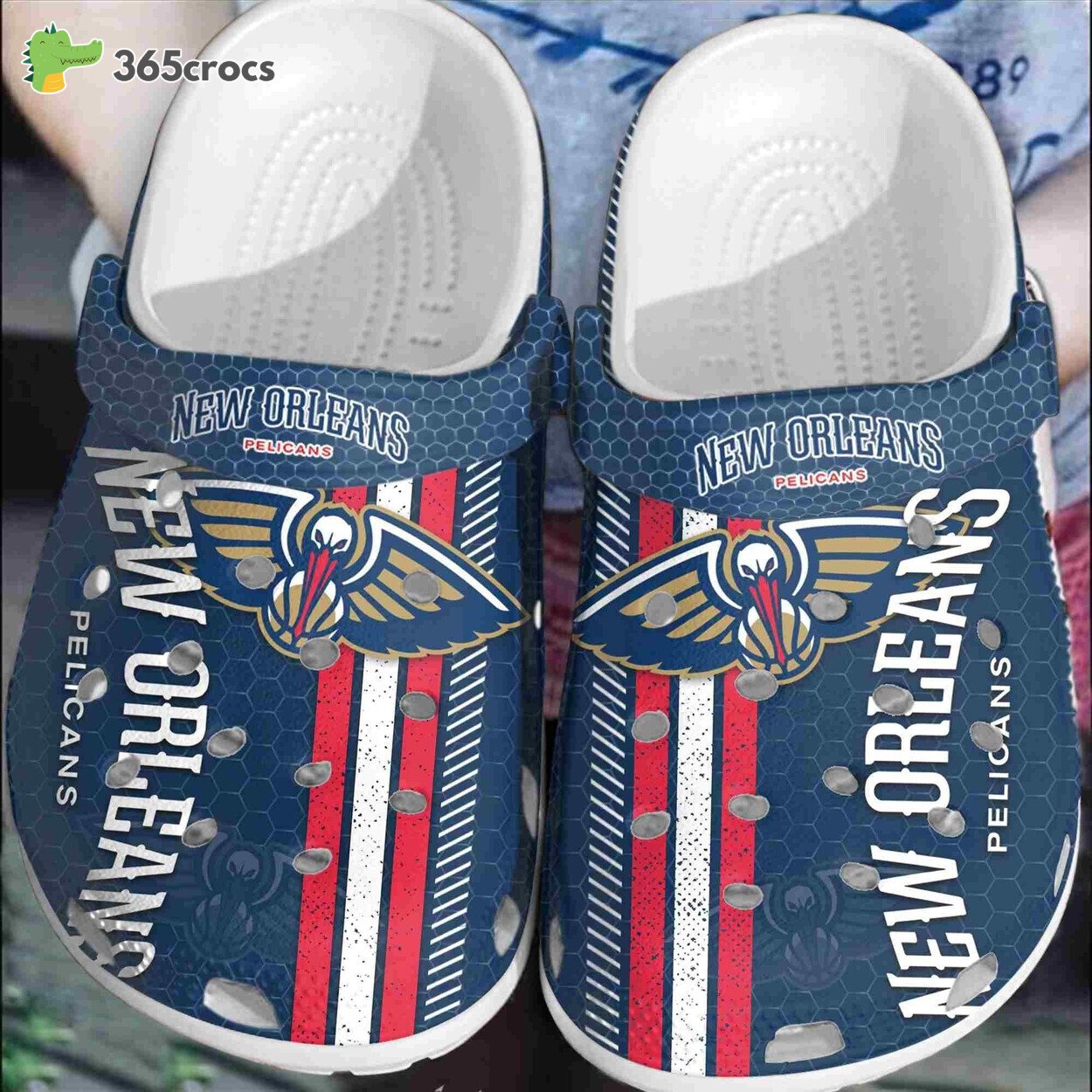 New Orleans Pelicans Basketball Comfortable Crocss Clog Shoe Design