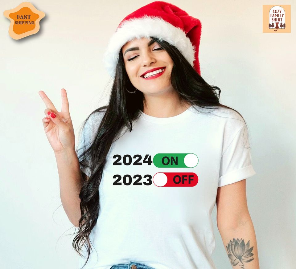 New Year 2024 Shirt, Hello 2024 Girls Party Shirt Zenassan Store