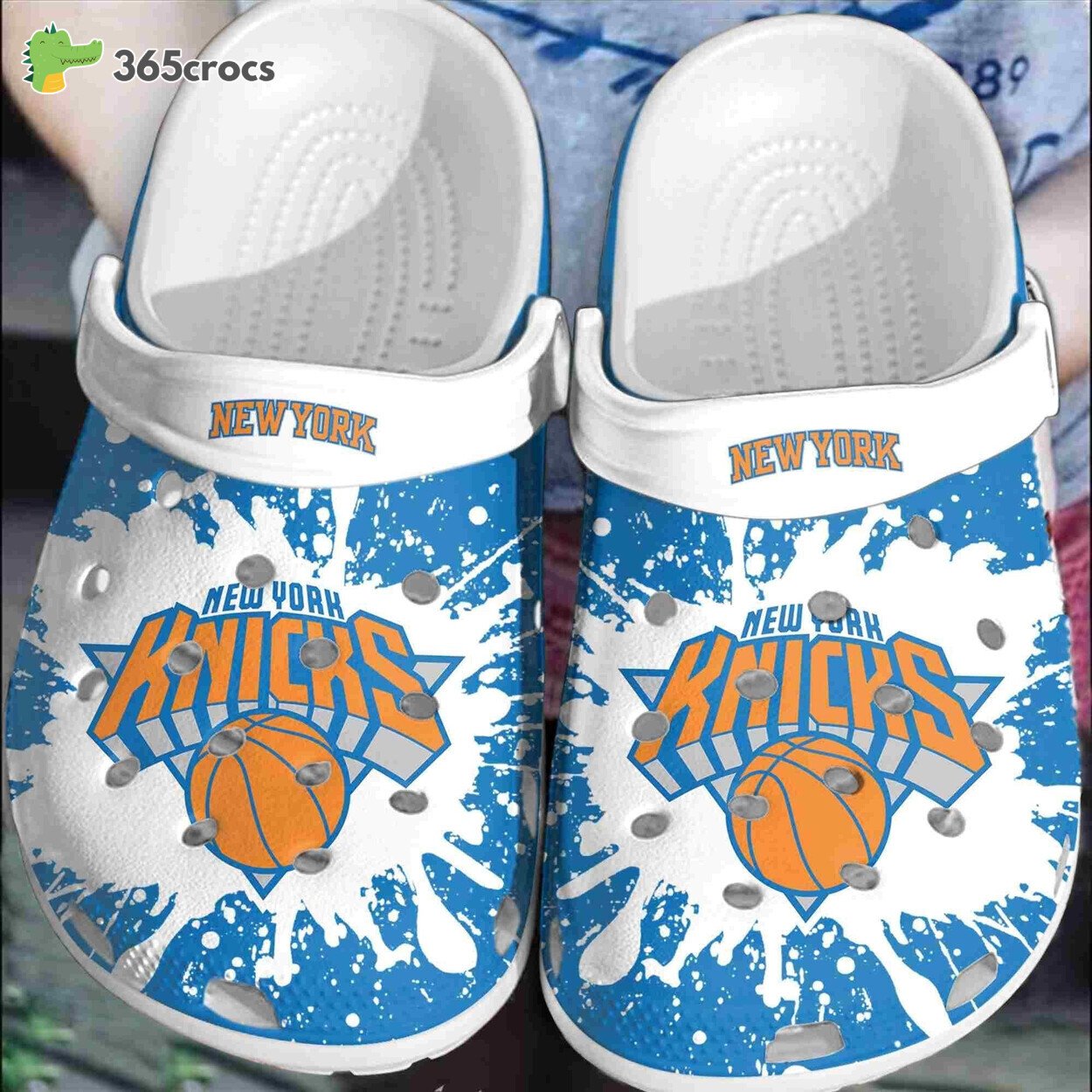 New York Knicks Basketball Edition Comfortable Crocss Clog Footwear Style