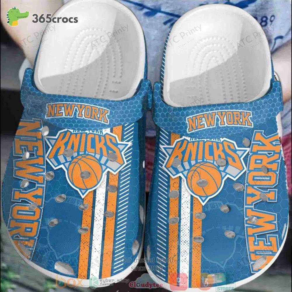 New York Knicks Blue Nba Crocss Clog Shoes