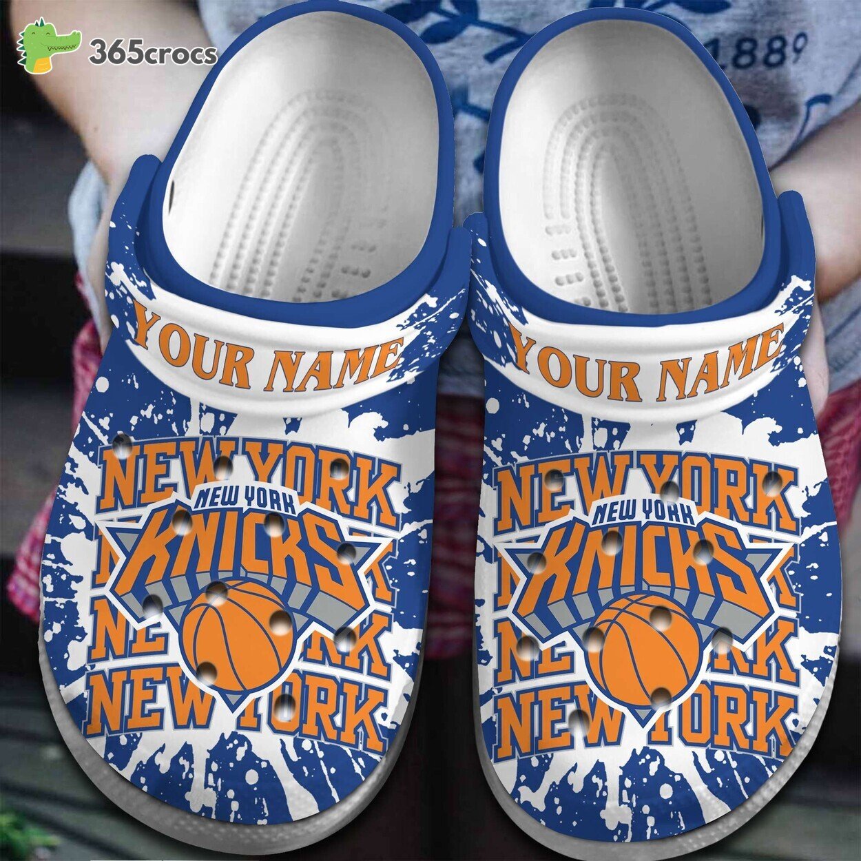 New York Knicks NBA Basketball Comfortable Clogs Shoes Unique Series Quest