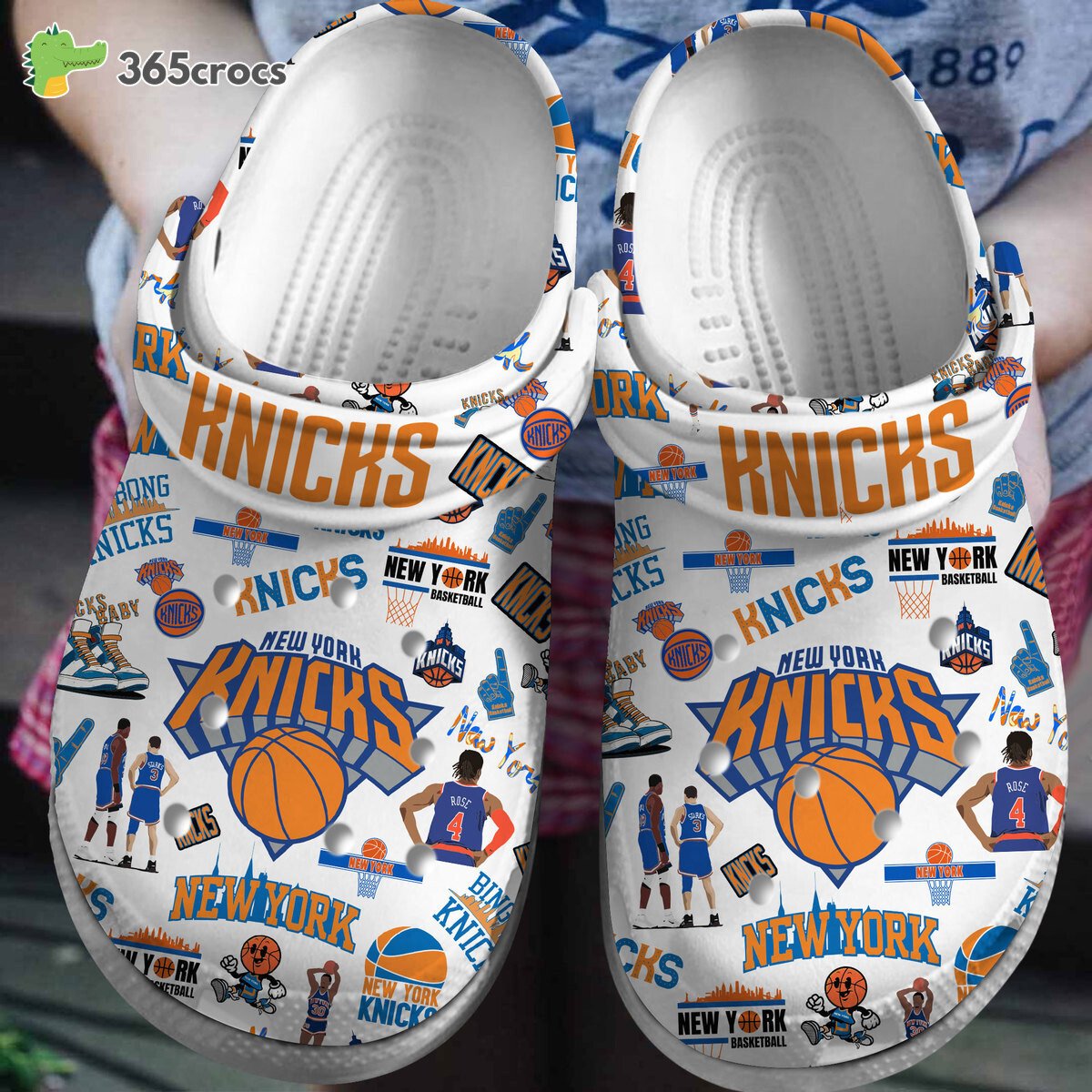 New York Knicks NBA Sport Clogs Shoes Crocss Ultimate Comfort Design