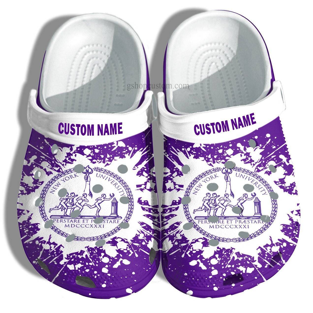 New York University Croc Shoes Customize – University Graduation Gifts Crocss Shoes Admission Gift