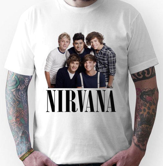 Nirvana X One Direction T-Shirt fashionstation