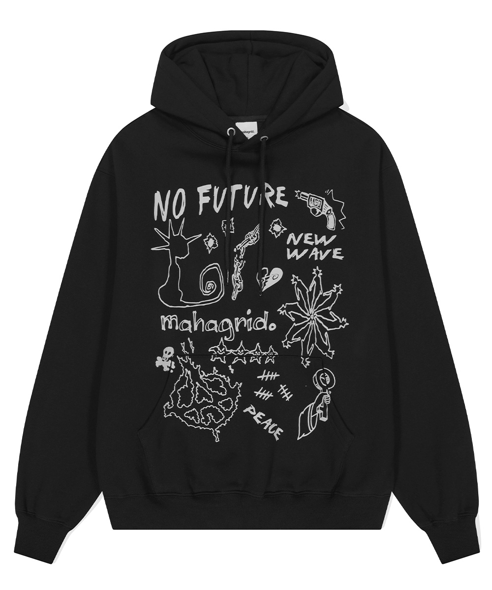 No Future Hoodie – Black