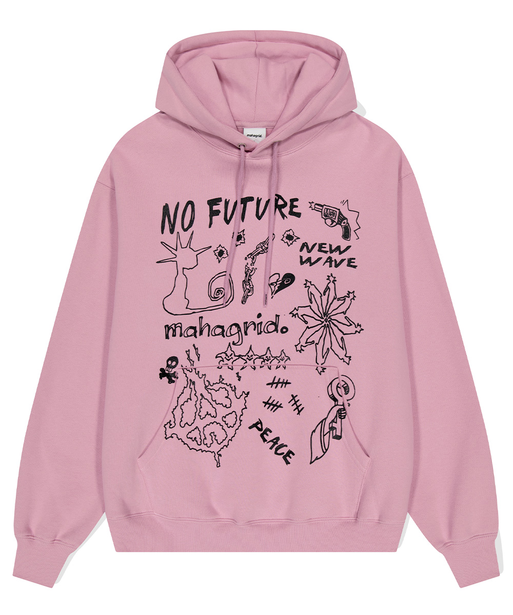 No Future Hoodie – Pink