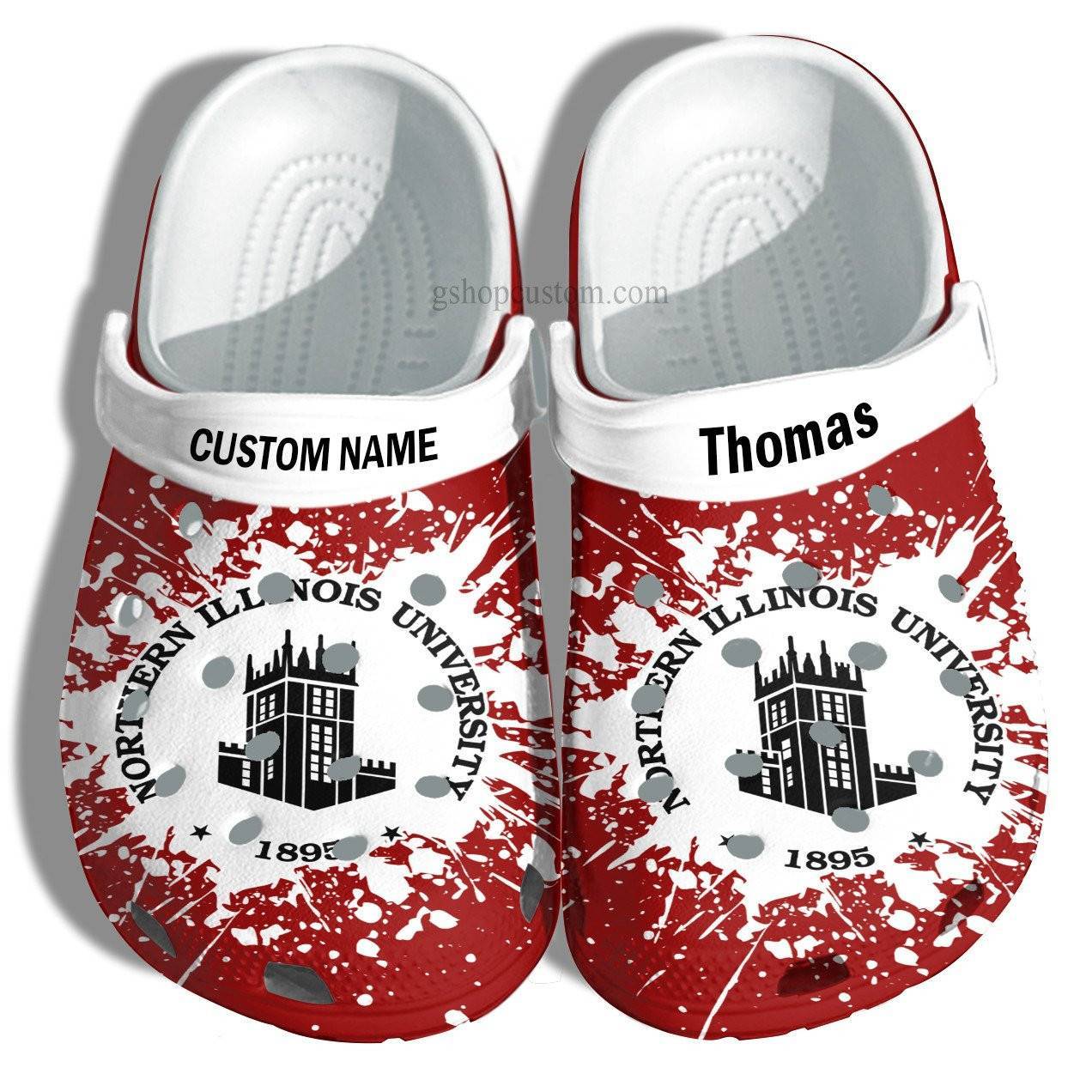 Northern Illinois University Graduation Gifts Croc Crocss Clog Shoes Customize – Admission Gift Crocss Clog Shoes