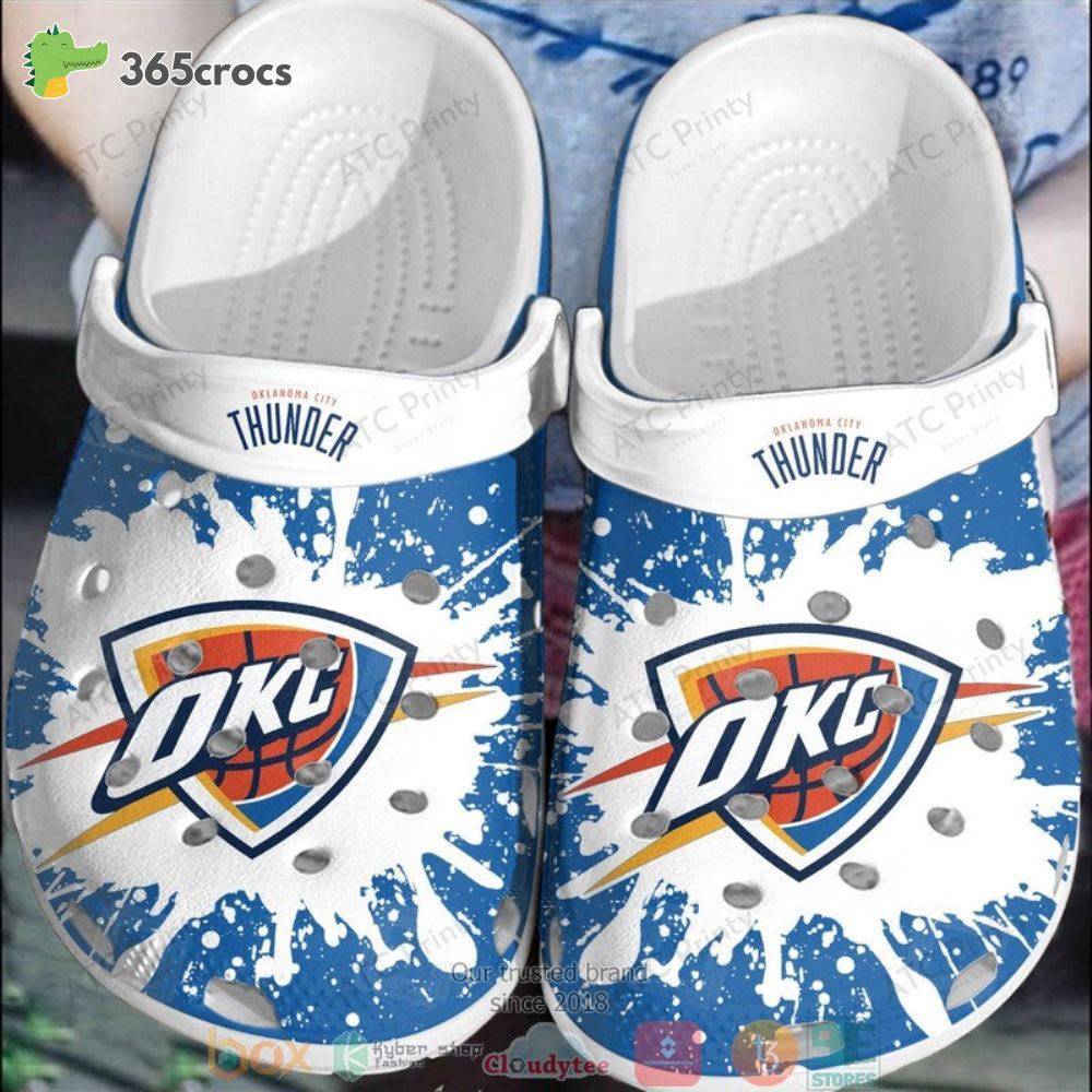 Oklahoma City Thunder Nba Crocss Clog Shoes