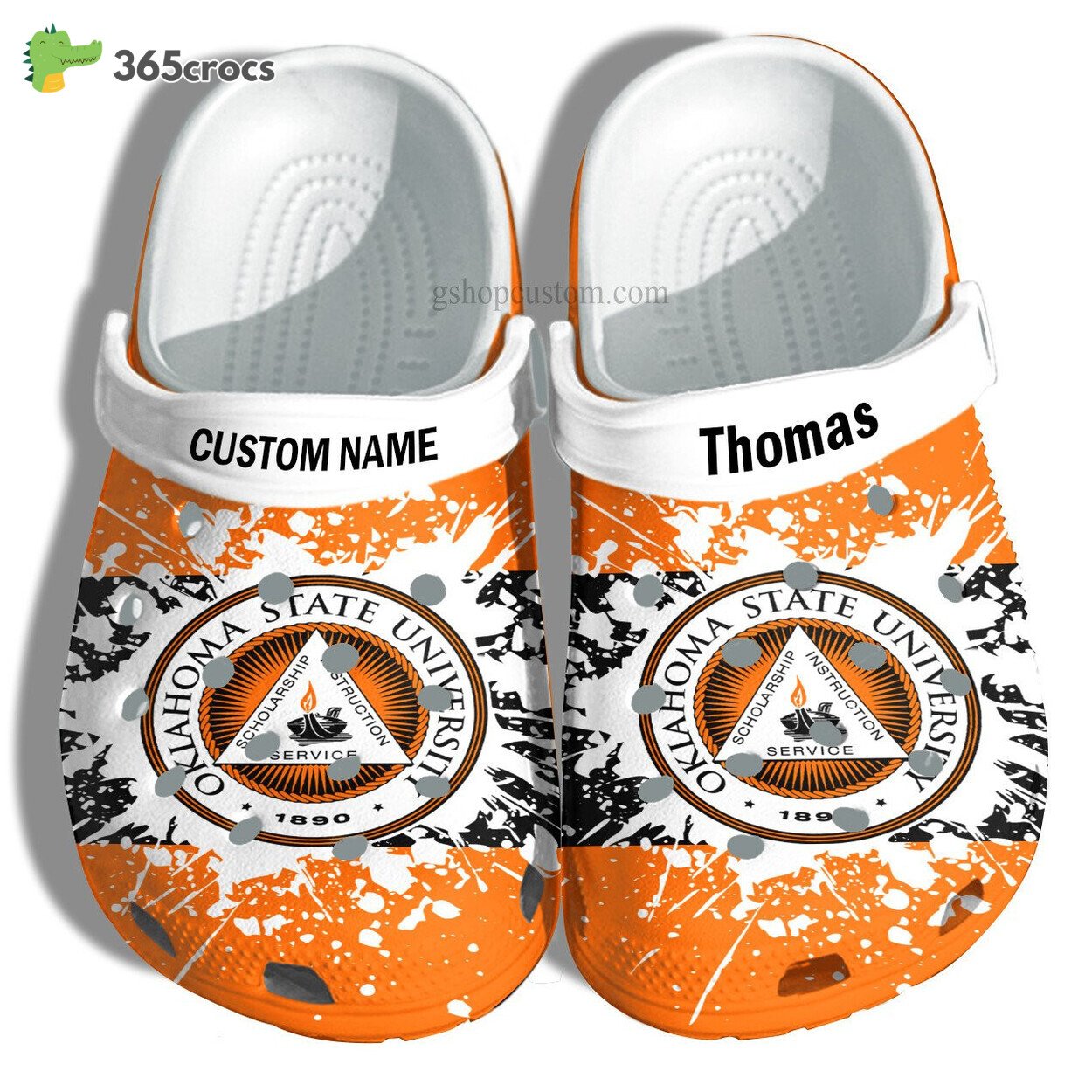 Oklahoma State University Graduation Gifts Croc Shoes Customize Admission Gift Shoes