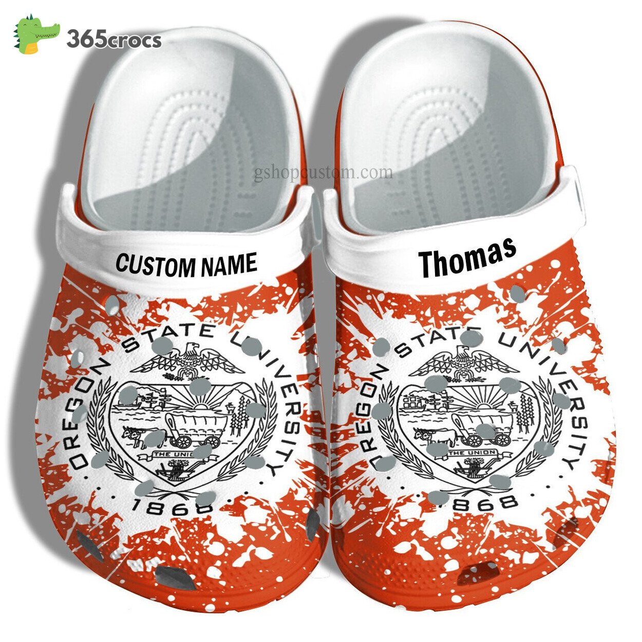 Oregon State University Graduation Gifts Croc Shoes Customize Admission Gift Shoes