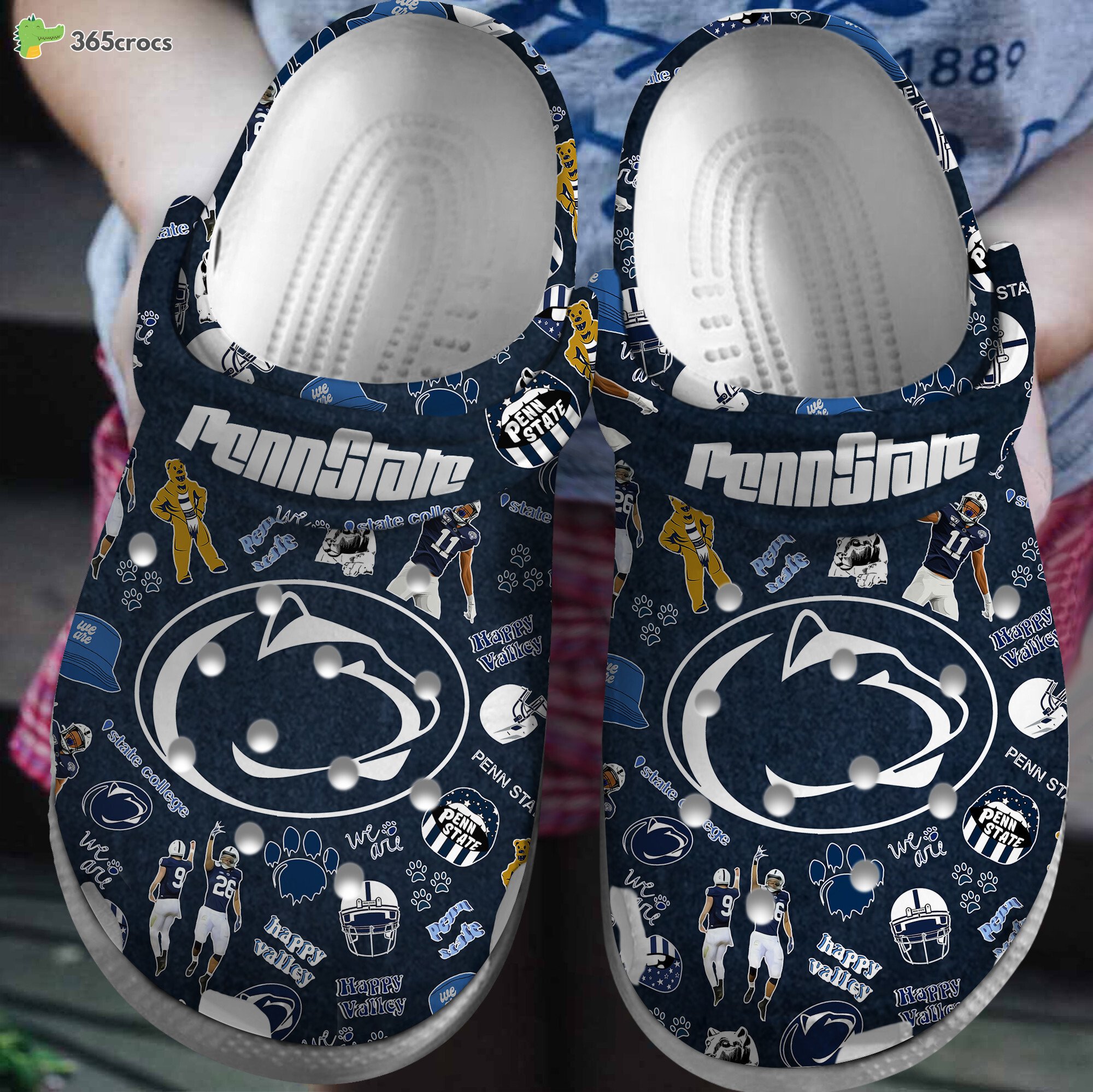Penn State Nittany Lions NCAA Sport Crocss Clogs Shoes Comfortable
