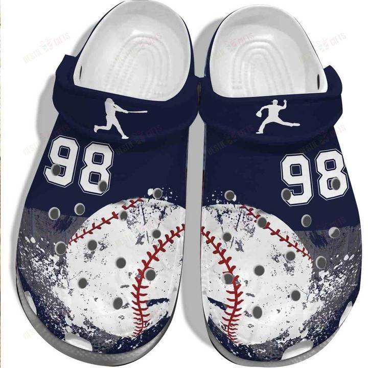 Personalized Actions In Baseball Crocss Classic Clogs Shoes