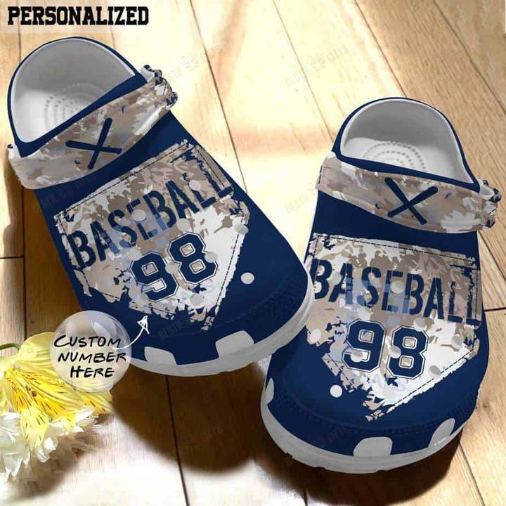 Personalized Baseball Camo Color Crocss Classic Clogs Shoes