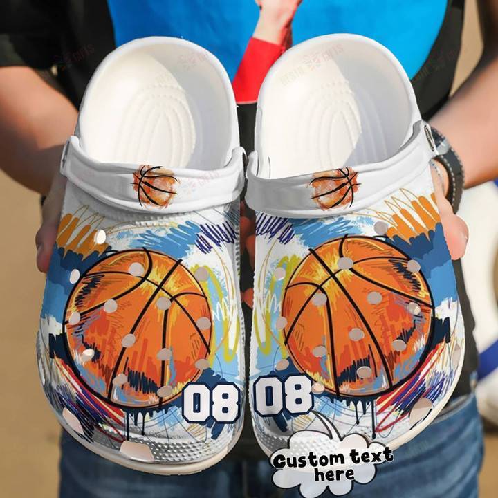 Personalized Basketball Lovers Crocss Classic Clogs Shoes