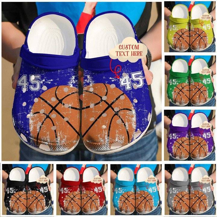 Personalized Colorful Basketball Crocss Classic Clogs Shoes