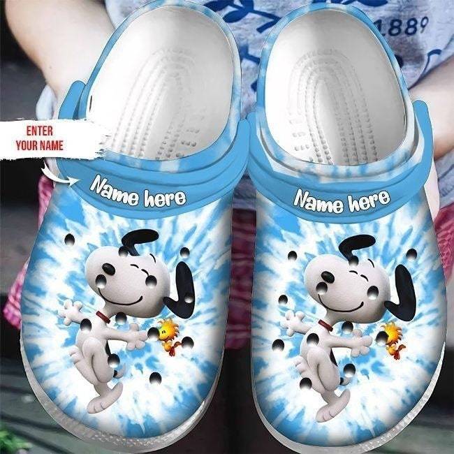 Personalized Disney Funny Snoopy Disney Cartoon Adults Crocss, Unisex Cartoon Clog Shoes