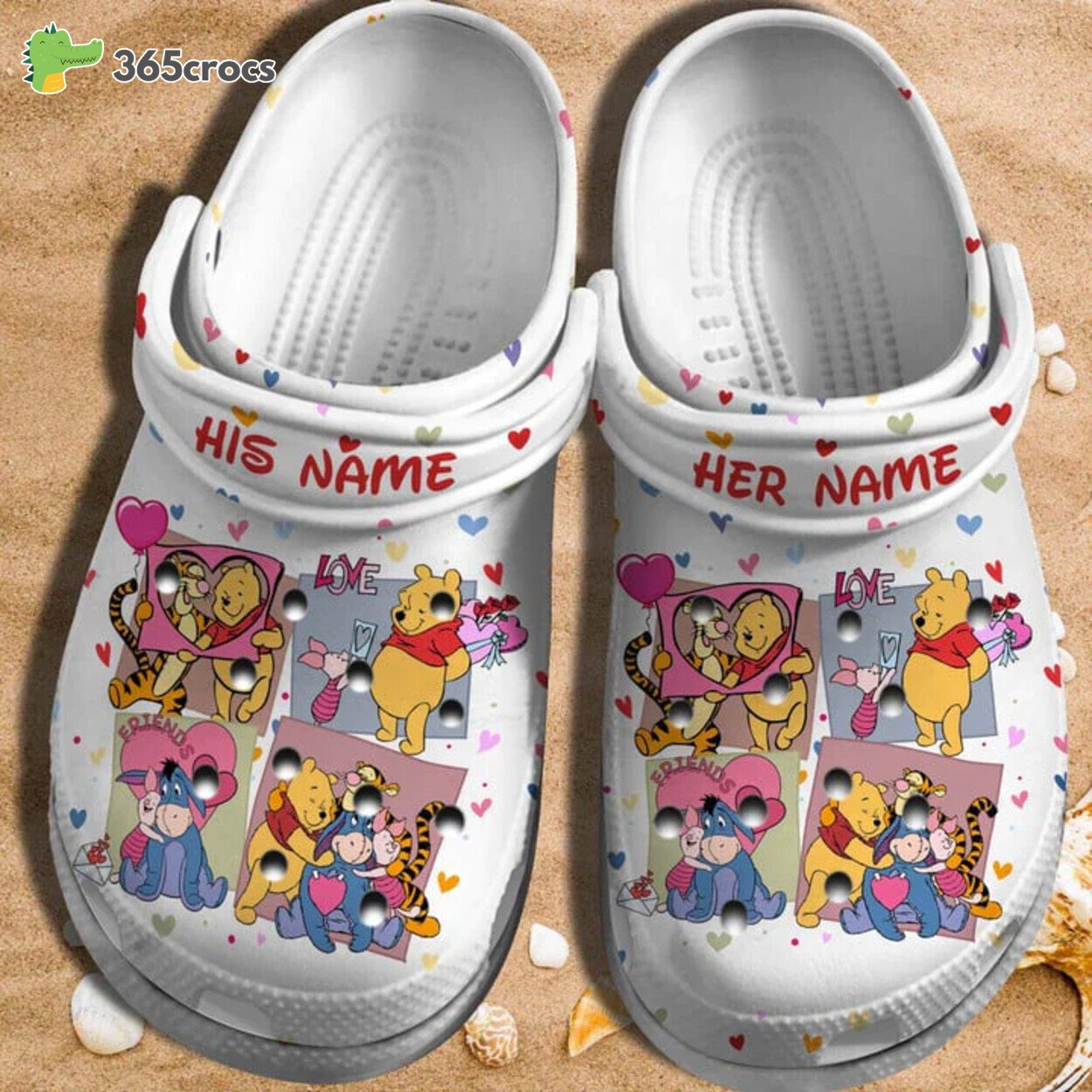 Personalized Disney Mickey Fuzzy Crocss Shoes Clogs Comfortable