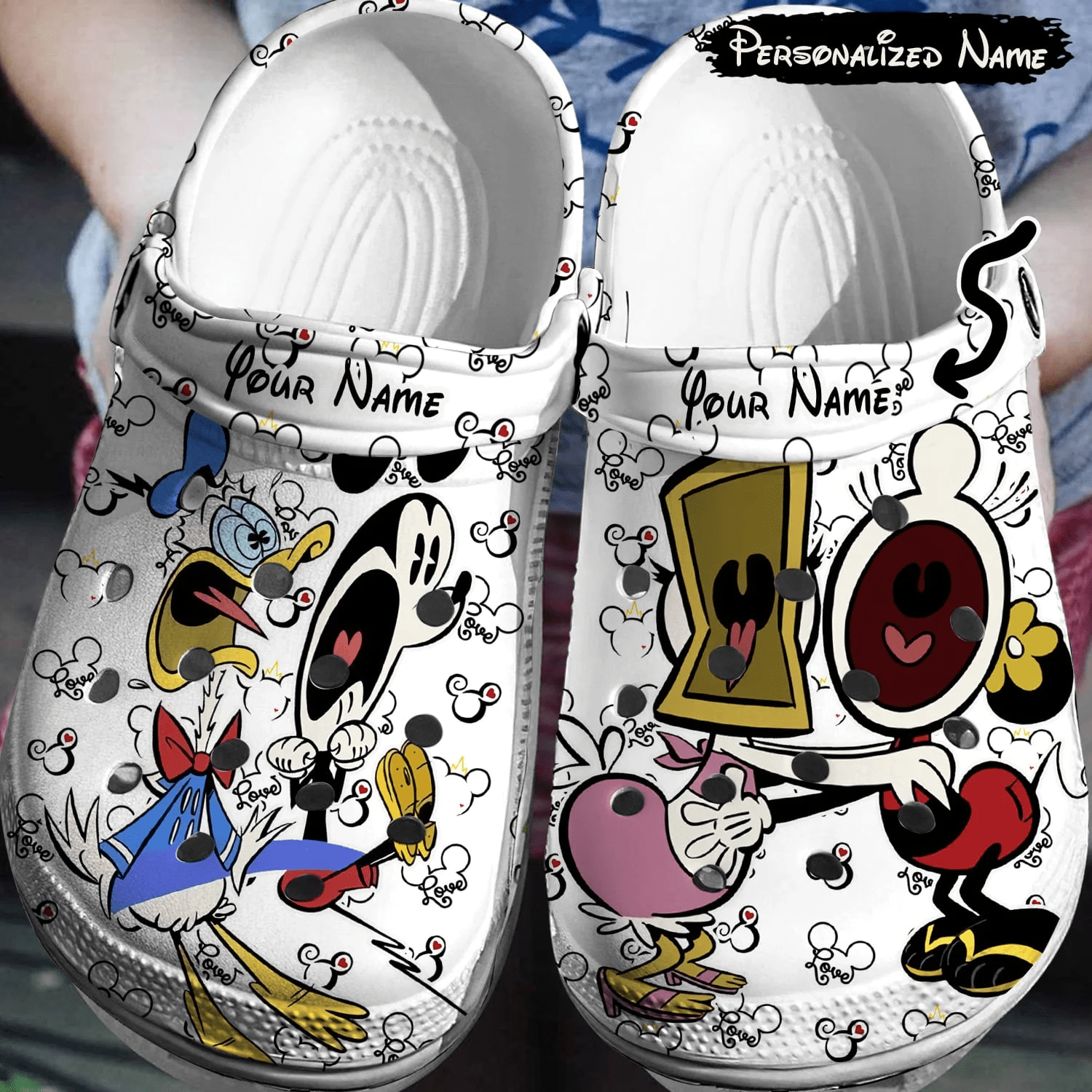 Personalized Funny Mickey Mouse Crocss 3D Clog Shoes