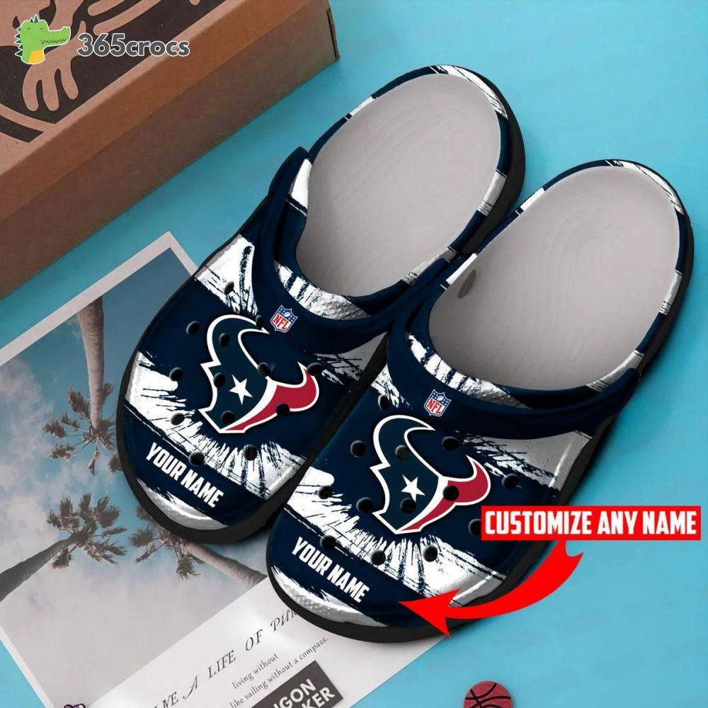 Personalized Houston Texans Nfl Football Crocss Clog Shoes