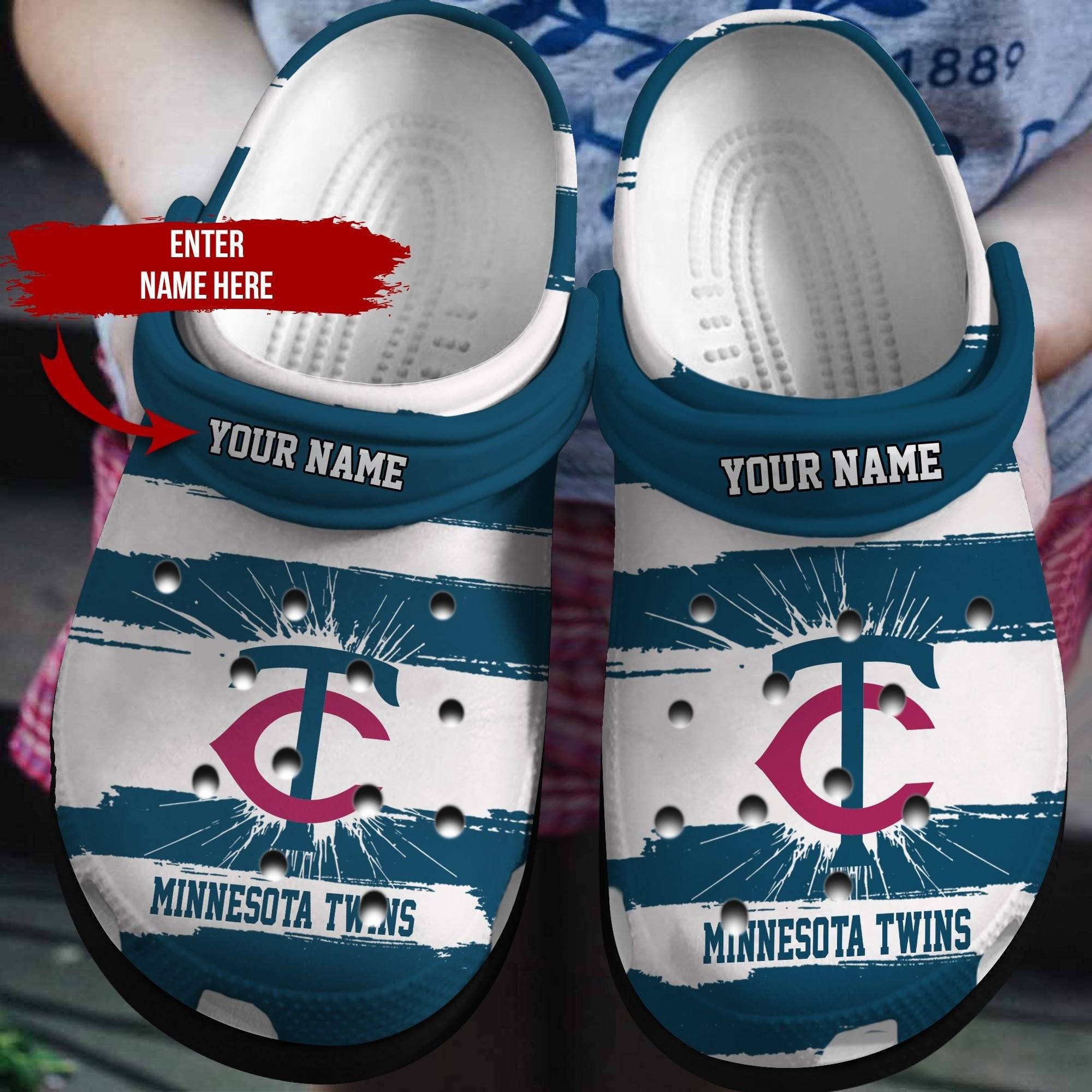 Personalized Minnesota Twins Crocbland Clog