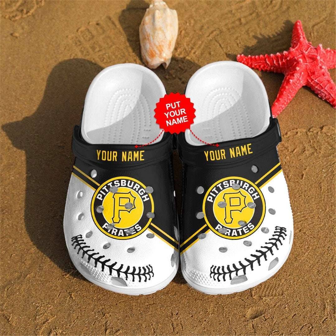 Personalized Pittsburgh Pirates Mlb Fan Crocss Crocband Clogs