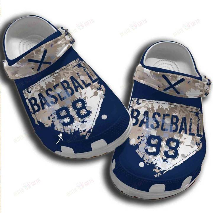 Personalized Player Baseball Camo Color Crocss Classic Clogs Shoes