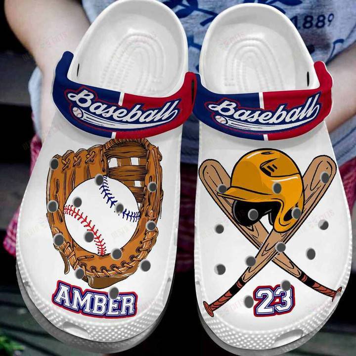 Personalized Player Baseball Equipment Crocss Classic Clogs Shoes