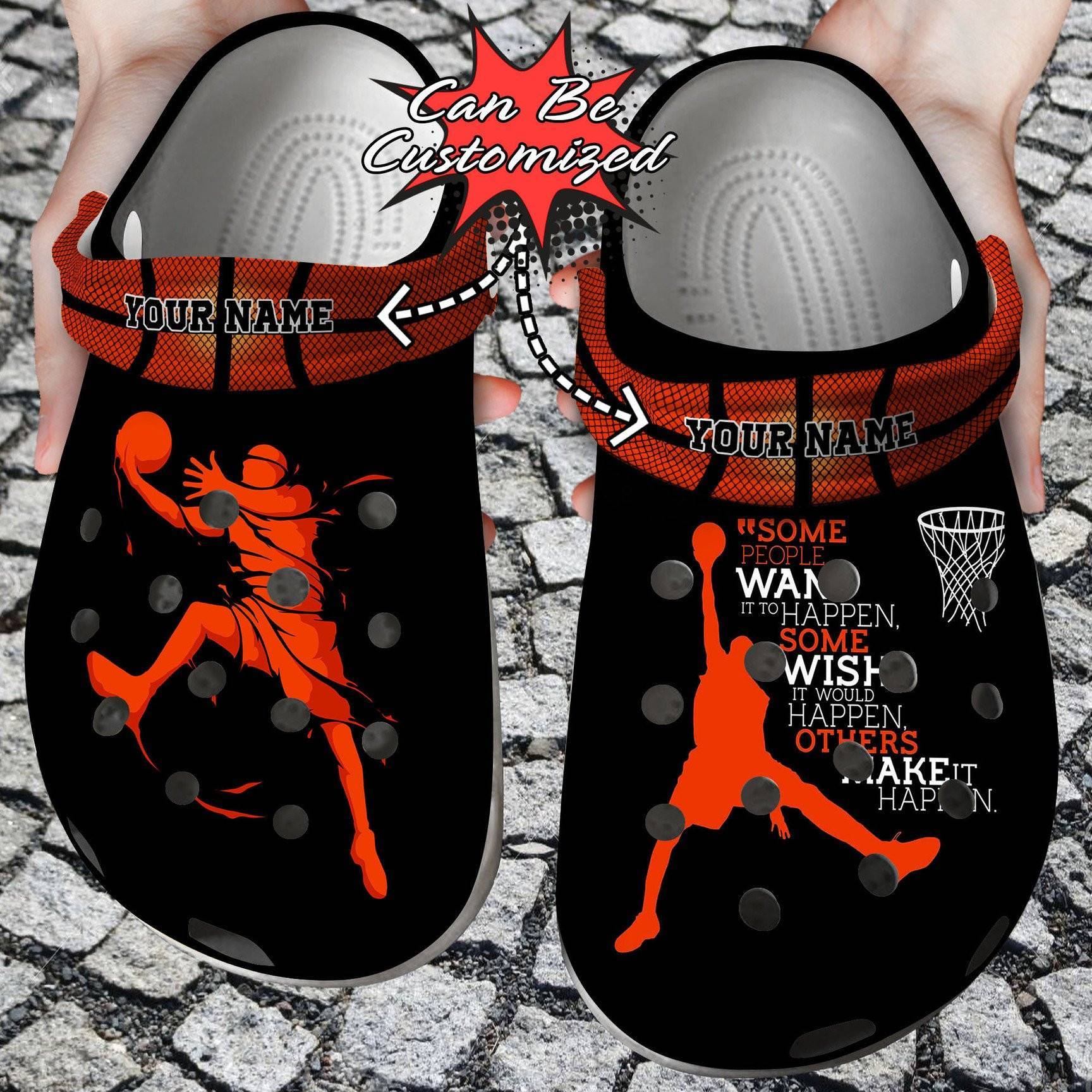 Personalized Playing Basketball Player Crocss Clog Shoes Sport Crocss