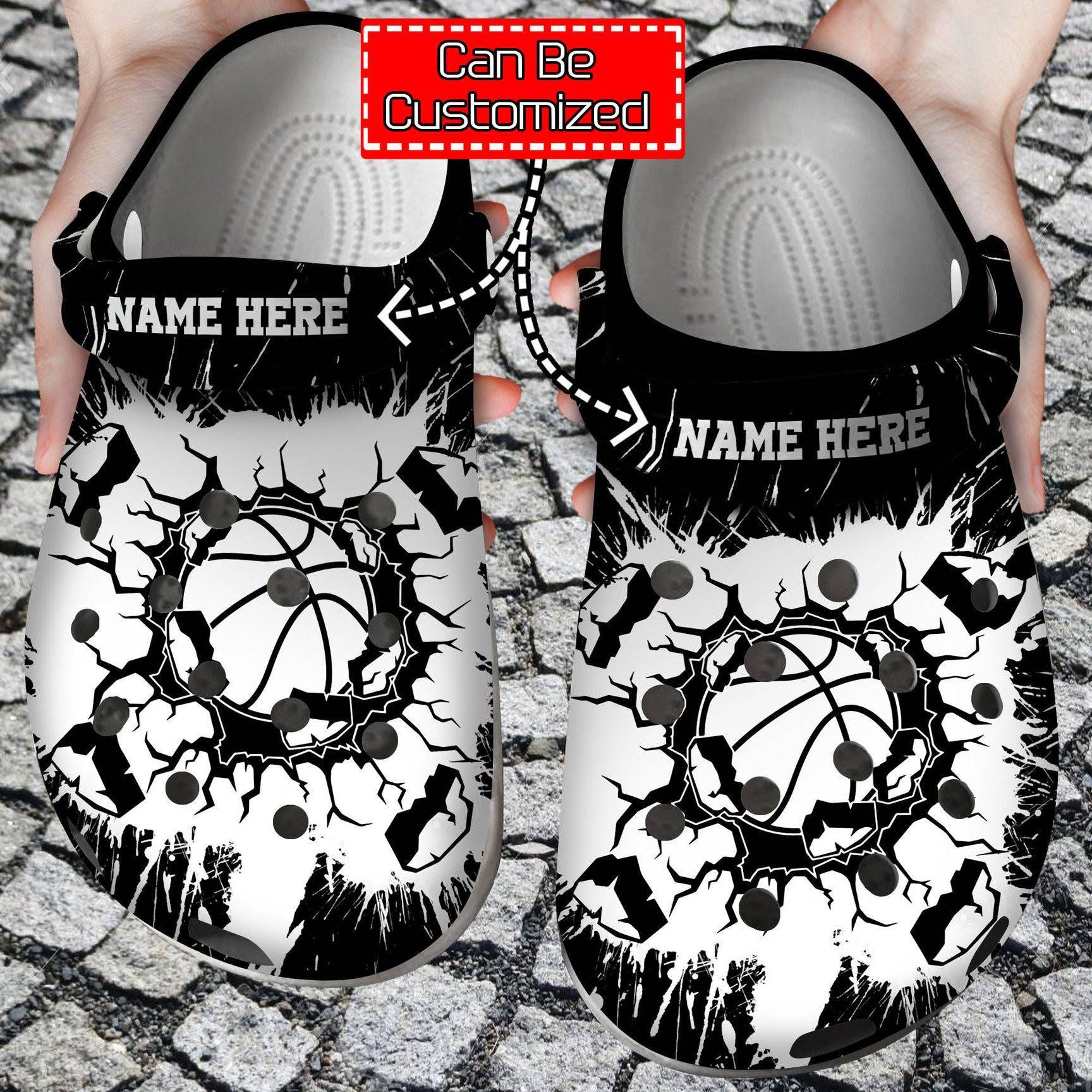 Personalized Smashing Basketball Crocss Crocss Clog Shoes