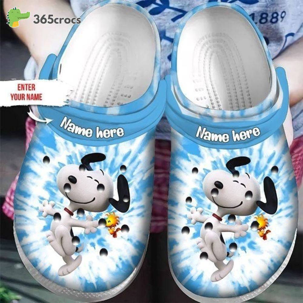 Personalized Snoopy Dog Disney Cartoon Adults Crocss Clog Shoes