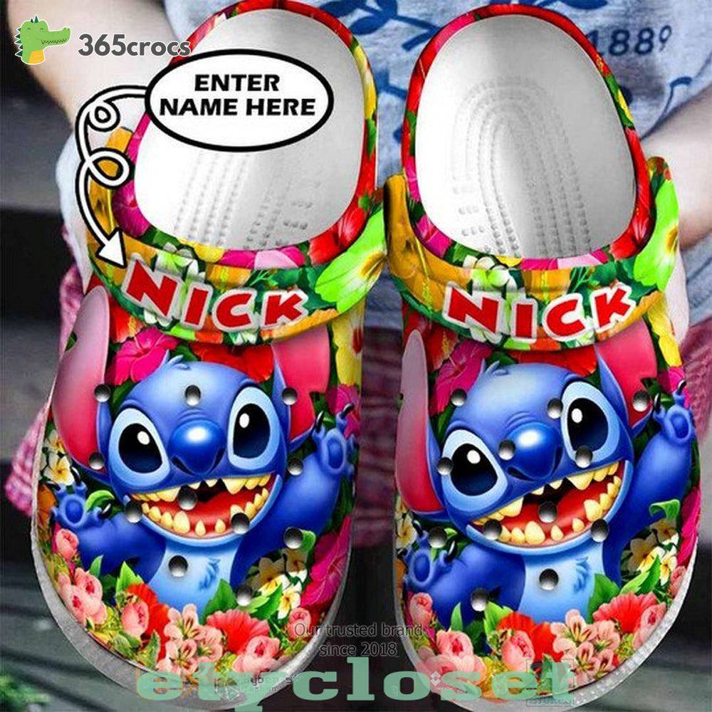 Personalized Stitch Disney Cartoon Adults Crocss Clog Shoes