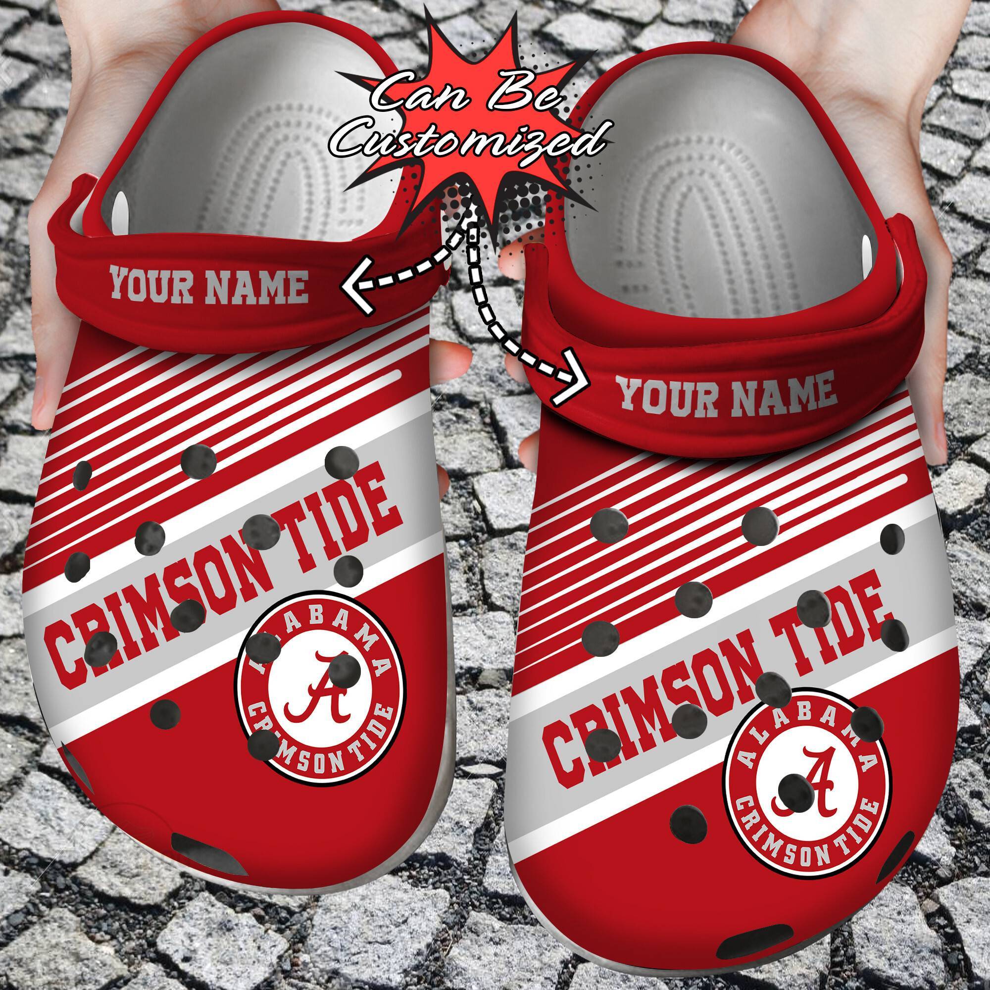 Personalized Team Logo Name Sport University Colors Print New Crocss Style Clog Shoes