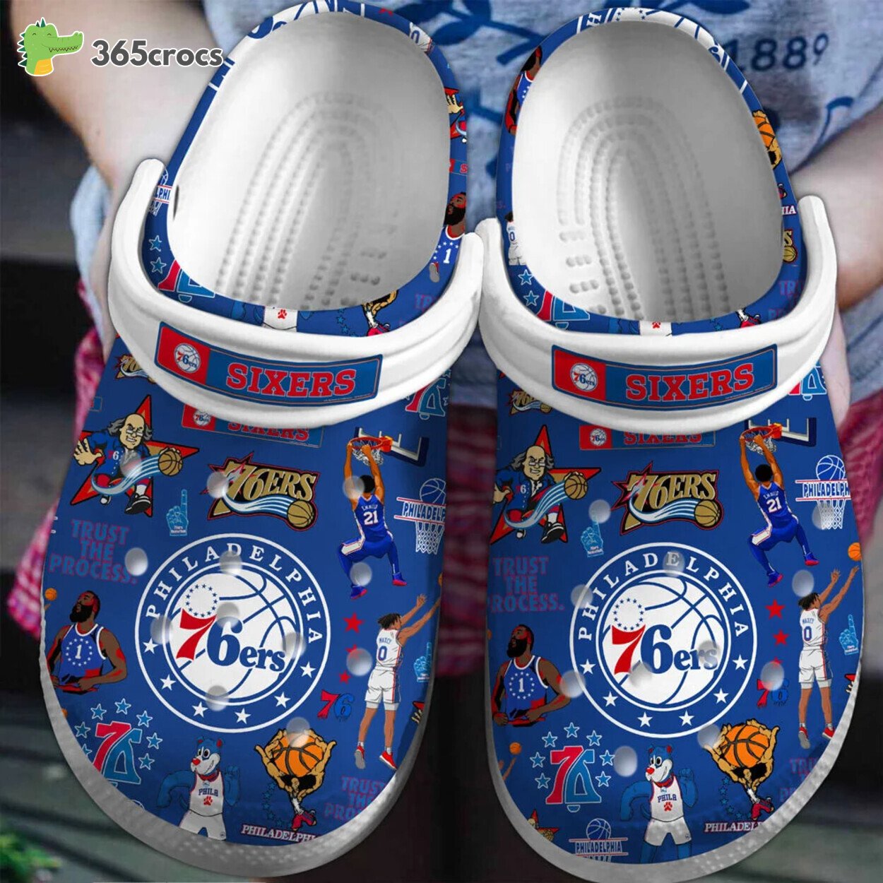 Philadelphia 76ers NBA Basketball Comfort Clogs Court Style Choice