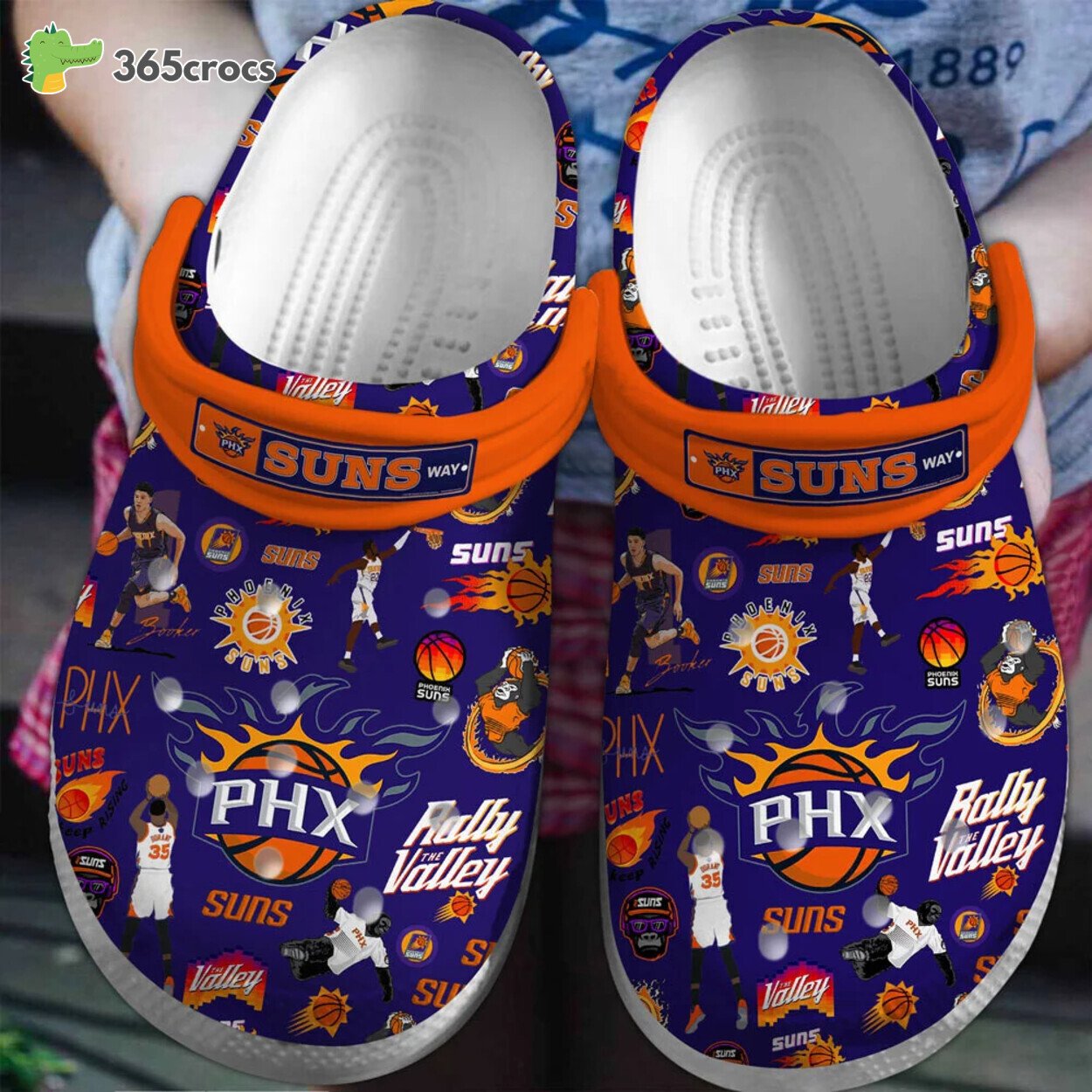 Phoenix Suns Basketball Enthusiast Comfort Clogs NBA Team Pride