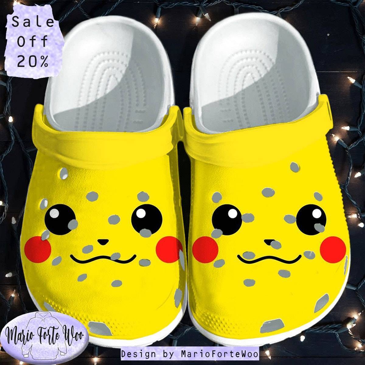 Pikachu Pokemon Summer Men Women Sandals Slippers Shoes Clogs Pokemon Gifts