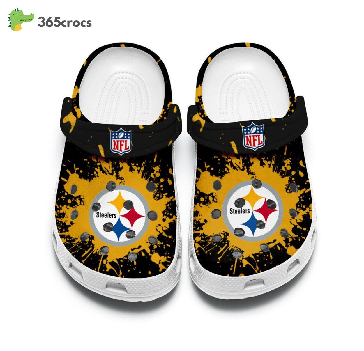 Pittsburgh Steelers Custom Design NFL Fans Dream Clog Footwear Pride