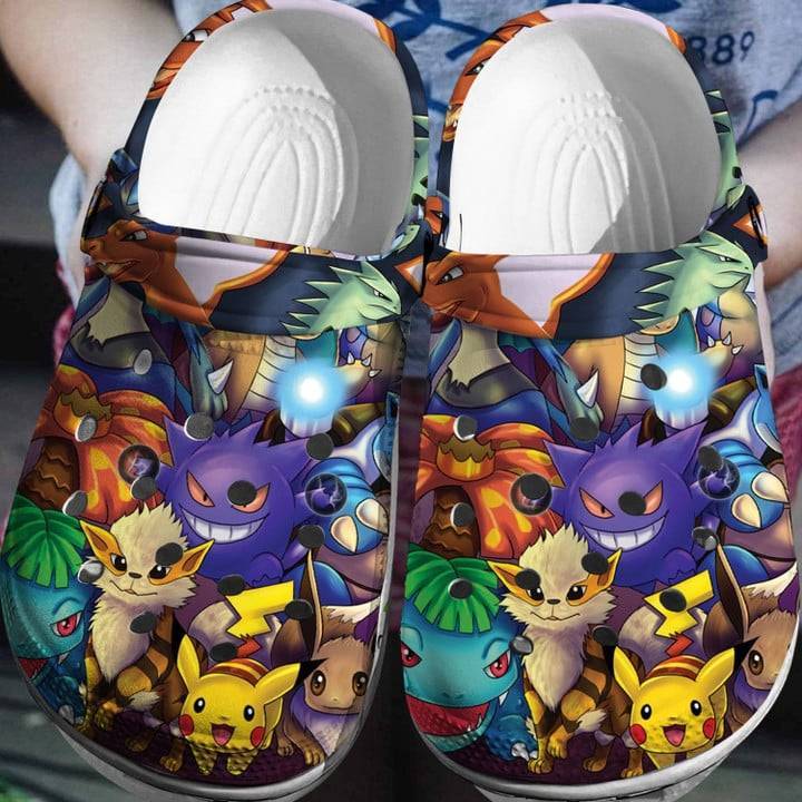 Pokemon Pikachu Crocss 3D Clog Shoes
