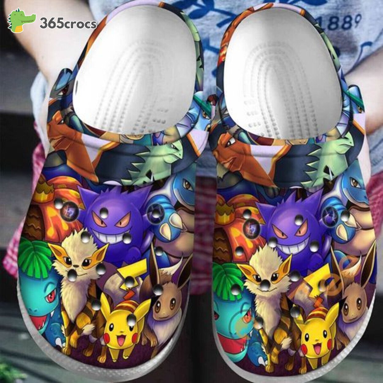 Pokemon Pikachu Crocss Shoes Clogs Custom Name