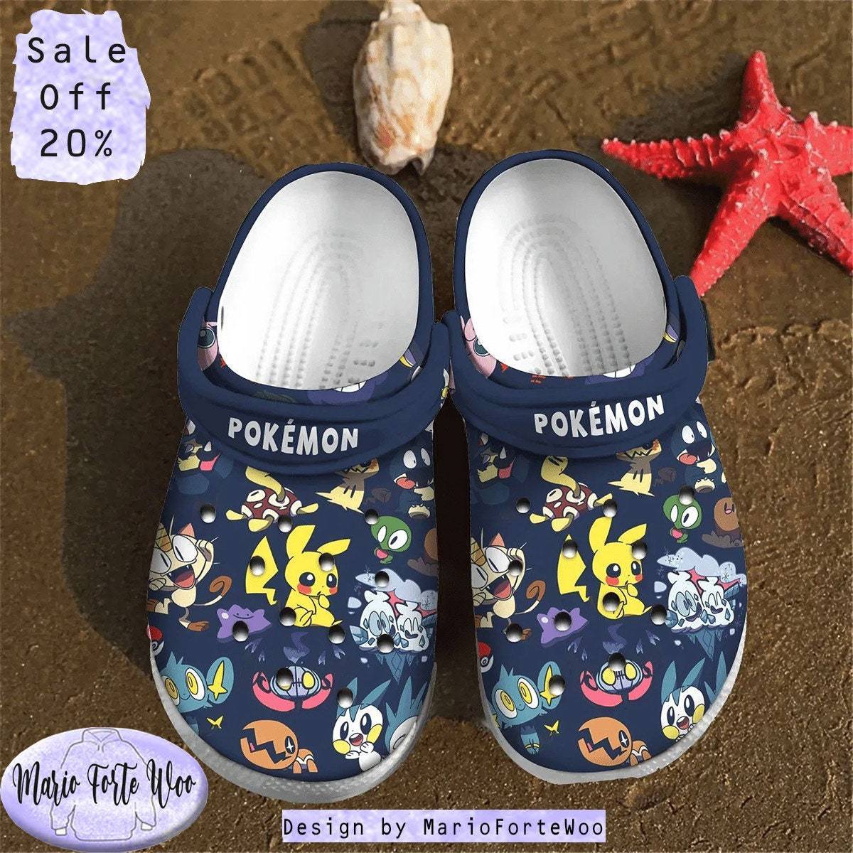 Pokemon Summer Men Women Sandals Slippers Shoes Clogs Pokemon Gifts Classic