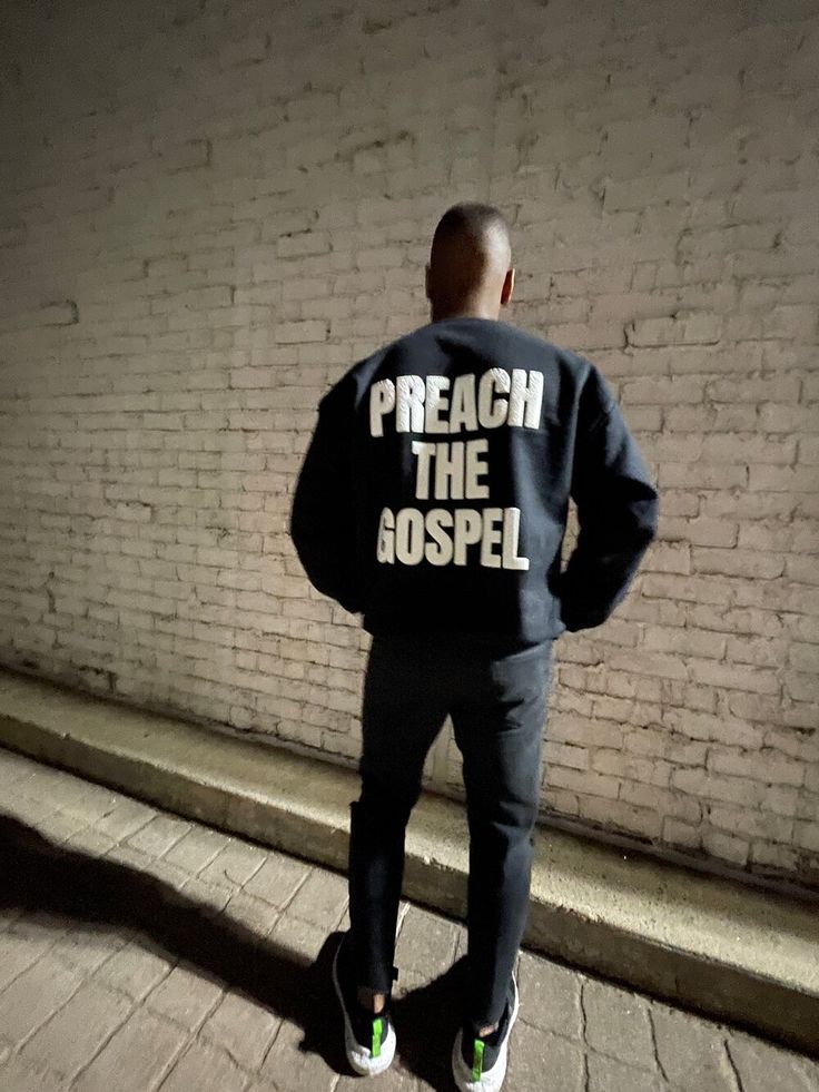 Preach the Gospel Unisex Puff Print Crewneck sweater